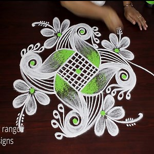 728K views · 1.9K reactions | Vibrant Flower petal kolam & muggulu designs step by step - rangoli tutorial #easyrangolisuneetha #rangoli #kolam #muggulu #rangolidesigns #design #rangolihomes | Easy rangoli designs | Facebook