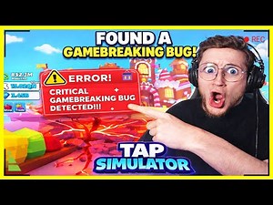 This Glitch BROKE Tap Simulator… So I Fixed It (GIVEAWAY!) Roblox