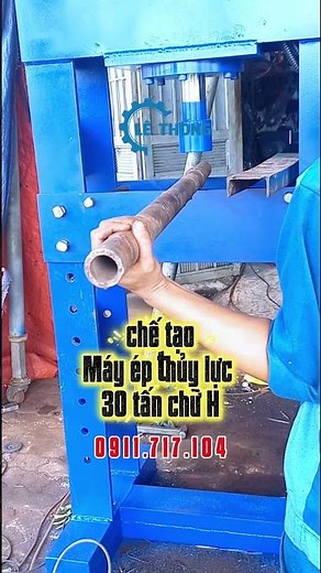 Máy Ép Thủy Lực 30 Tấn Khung Chữ H | Giải Pháp Ép Công Nghiệp Từ LÊ THỐNG #shots #mayepthuyluc