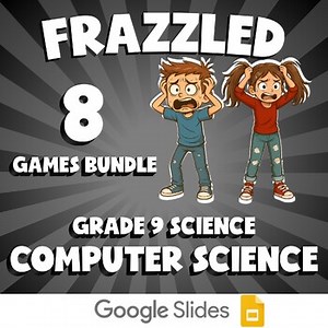 8 FRAZZLED Science Games - Computer Science - Grade 9 No Prep Review