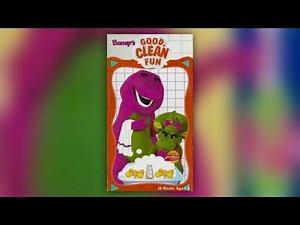 Barney’s Good, Clean, Fun 1998 VHS