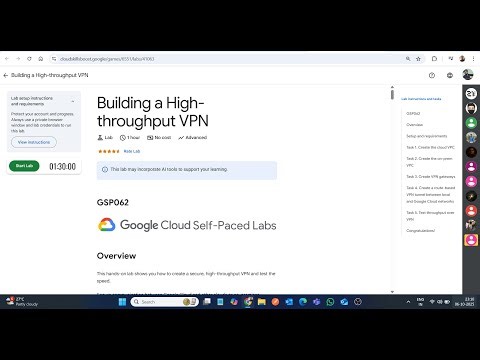 Building a High-throughput VPN || Lab Solution || Google Cloud Arcade 2025