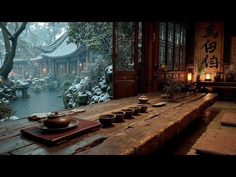 Asian Winter Serenity | Bamboo Flute & Koto Music for Deep Meditation, Relax Your Mind