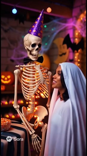 “Spooky laughs and glowing vibes! 🎃👻