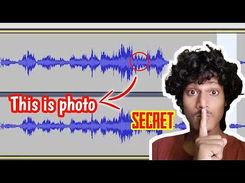 How to hide image in audio file | send secret message in audio | Steganography