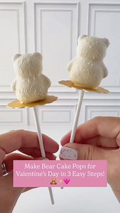 1.5K views · 4K reactions | Making bear cake pops for Valentine’s Day...