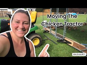 Chicken Tractor Set Up & How to Easily Move It!