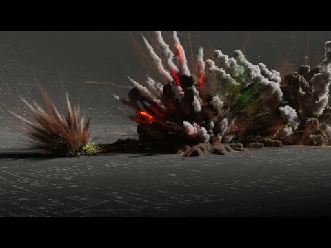 Blast Explosions | Houdini & Redshift - 2023