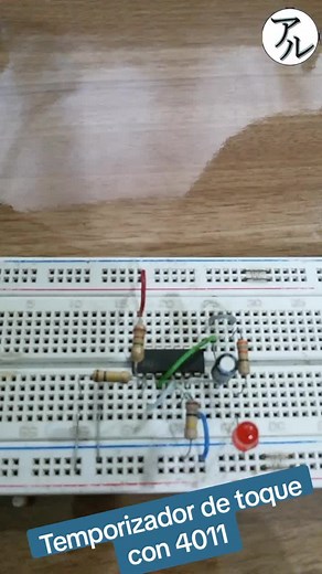 Temporizador de Toque con 4011: Tutorial de Circuitos Electrónicos