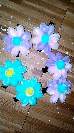 Easy transition from fuzzy wire to fuzzy wire hair clip ❤️