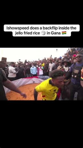 IshowSpeed's Epic Backflip in Jello Fried Rice