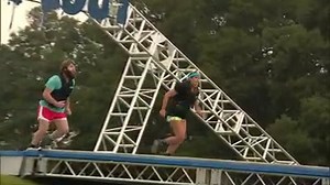 A special 2 hour Blind Date Wipeout airs on ABC, June 1st 8/7c. Don't miss our summer premiere on June 22nd. | Wipeout