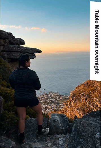 Table mountain overnight hike ☀️ It was the perfect experience. We hiked up Kasteelpoort to a hut ontop of table mountain and came back the same way the next day. We took long walks to explore the dams on the mountain and to catch some beautiful sunsets and sunrises. I would highly recommend this. While we staying in a privately owned hut there are others available to the public to book. #ledwithyashika #yashikaincapetown #hikingexperience #hiking #tablemountain #yashikamvalab #2025 #CapCut