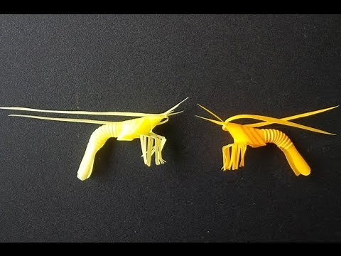 How To Make Straw Shrimp - Craft Tutorial