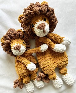 Lionel Lion | Snuggler | Crochet | Baby Gift - Etsy