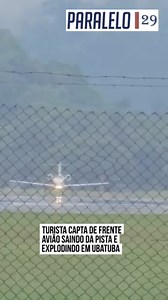 Um vídeo feito pelo turista Rogério Prado Chaves mostra novas imagens impressionantes do momento exato em que o jato Citation 525, fabricado pela Cesna, toca o solo na pista do aeroporto de Ubatuba, no Litoral Norte de São Paulo, e não consegue se firmar, colidindo contra um alambrado e explodindo na praia do Cruzeiro, na manhã da última quinta-feira (9). Pelo vídeo, é possível ver que a aeronave percorre quase todo o trajeto destinado aos poucos e decolagens, mas a extensão não parece ser sufic
