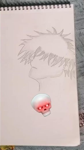 the Anime drawing Ninja easy#video #shorts 😁