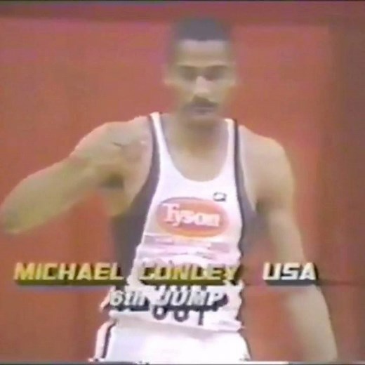 80 reactions · 16 shares | (1987) 32 years ago today, Mike Conley Sr., father of Mike Conley, set the US indoor record in the triple jump at 17.75 meters [58 ft 3.25 inches].  | Timeless Sports | Facebook