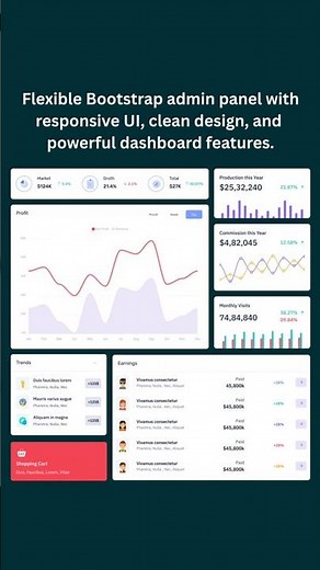 Bootstrap Admin Panel - Powerful & Responsive Dashboard UI