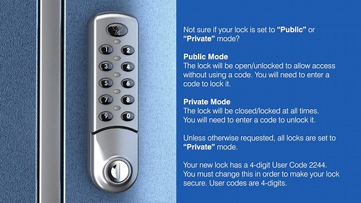 Change the User Code using the User Code