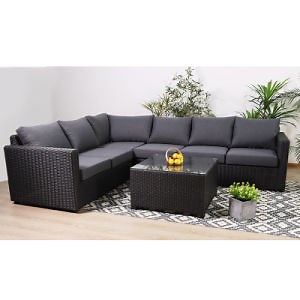 Modern Design Patio Set Outside Sofa Lounge Outdoor Sofa Set PE Rattan Wicker Garden Sofa