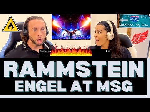 ARE THEY ANGEL WINGS OR LETHAL WEAPONS?! First Time Hearing Rammstein - Engel Live at MSG Reaction!