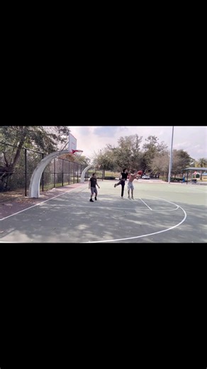 Highlights U￼ncle Hungry 1V1V1 basketball to 35 with Michael at park in Palm Coast