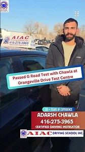 Epic Success: Passed G Road Test with CHAWLA in Orangeville –Witness the Success