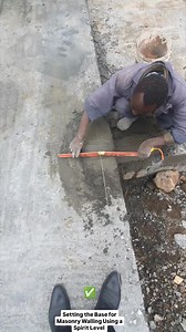 26K views · 197 reactions | Setting the Base for Masonry Walling...
