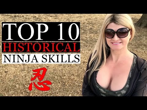 TOP 10 Skills Of The Ninja! Real Historical Ninjutsu Techniques | Ninpo Martial Arts Training