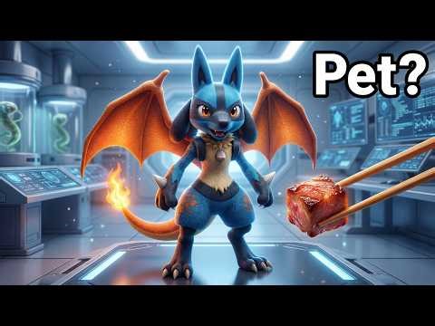 I Created a Fusion Pokémon Pet in Real Life ( Lucario + Charizard ) | powerful duo