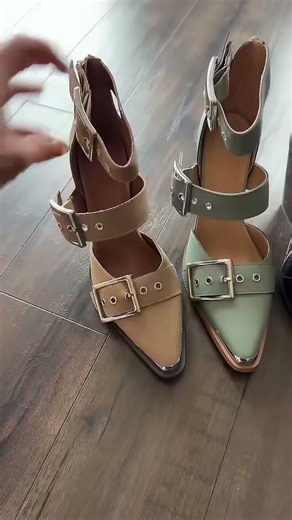 these are the cutest chunky heels