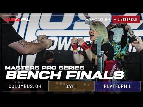 2024 USA Powerlifting Arnold Masters Pro Series Bench Finals - Platform 1