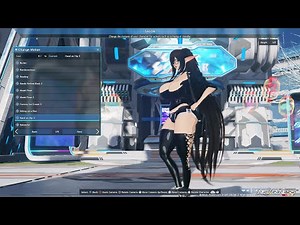 PSO2 NGS Character Creation Tutorial, Casual Workout Mia
