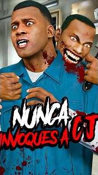 Never summon Cursed CJ 😨 in GTA 5! #gta #creepypasta #gta5