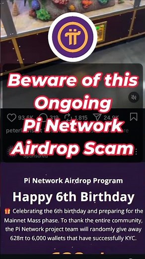 Pi Network Airdrop Scam 🚨