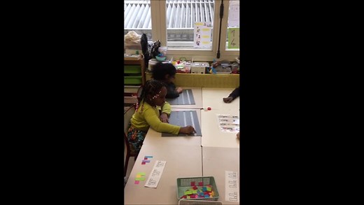 Exercice "le pousse caillou"