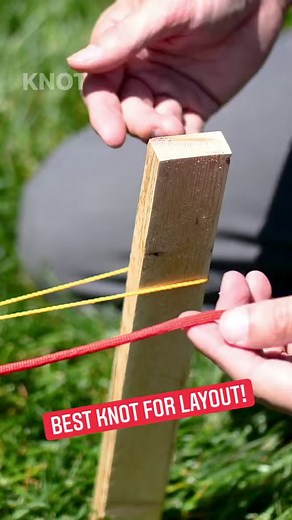 5.6M views · 88K reactions | Best reels of 2022 - The taut line hitch is a knot you should have in your bag of tricks. Perfect for running string lines on outdoor projects. Thanks to Scouts for teaching me this one as a kid! #helpful #outdoor #knots #scouts #fixthisbuildthat | Fix This Build That | Facebook