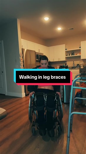 Walking in My KAFO Leg Braces for Recovery