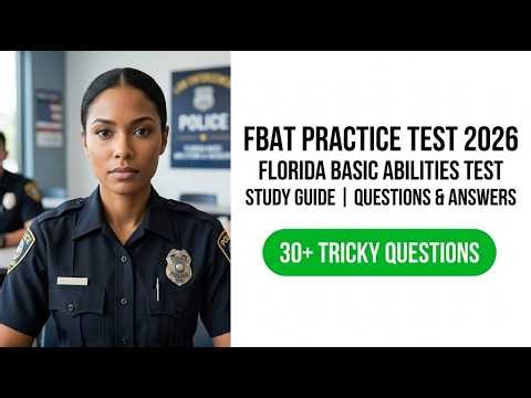 2026 FBAT Florida Basic Abilities Test: Pass Your Exam with This Full Study Guide