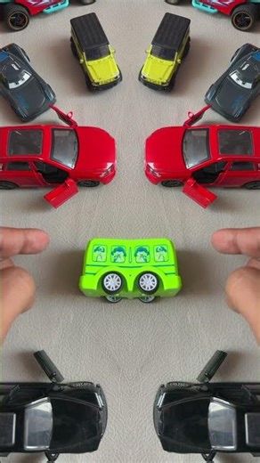 SUV car,black Mercedes color ￼red Ferrari car and McQueen car 🚗 #shorts #youtuberlife