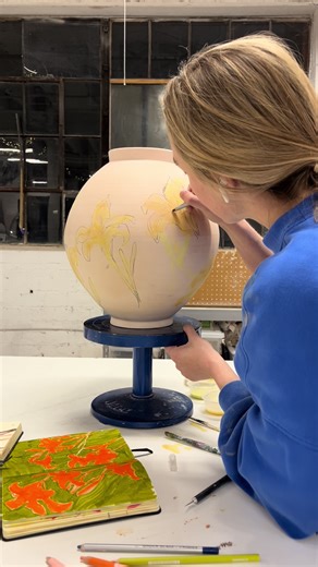 Exploring Underglaze Painting Techniques with Liz Dassel Ceramics