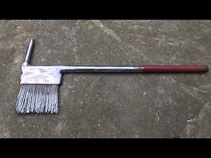 Simple homemade tool | Hammer to clean welding slag combined with wire brush | Diy