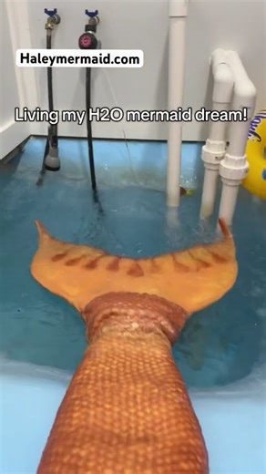 Making an H2O just add water inspired silicone mermaid tail #mermaid #h2ojustaddwater #swimming ￼