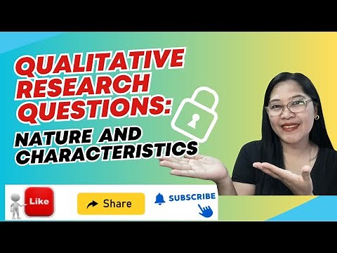 VL15 - Qualitative Research Questions (Central and Sub questions)