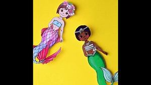 "Life under the sea is better than anything they got up there..."🧜‍♀️ Explore it with our printable mermaid paper dolls! Perfect for mermaid-themed parties, this template allows you to make and color your own paper dolls. https://www.adventure-in-a-box.com/mermaid-paper-dolls-with-printable-templates/ | Adventure in a Box