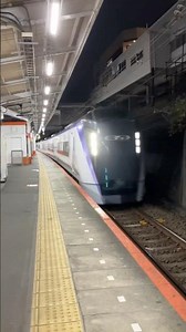 特急あずさ50号千葉行きが豊田駅を高速通過#中央線 #あずさ #高速通過 #通過列車