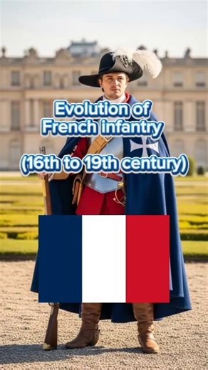 Evolution of French Infantry 🇫🇷 | 1600–1900 in 30 Seconds