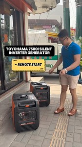 Toyohama 7500i Silent Inverter Generator Remote Start. #reelsvideoシ #reelsviralシ #reelsfbシ #fbreelsfypシ゚ #FacebookReelsContest #reels2024 #fypシ #reelschallenge #generator #GasolineGenerator #dieselgenerator #invetergenerator #silentgegerator | MJDT Power Tools Trading