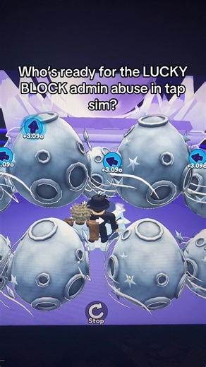 Exciting Lucky Block Admin Abuse in Tap Simulator